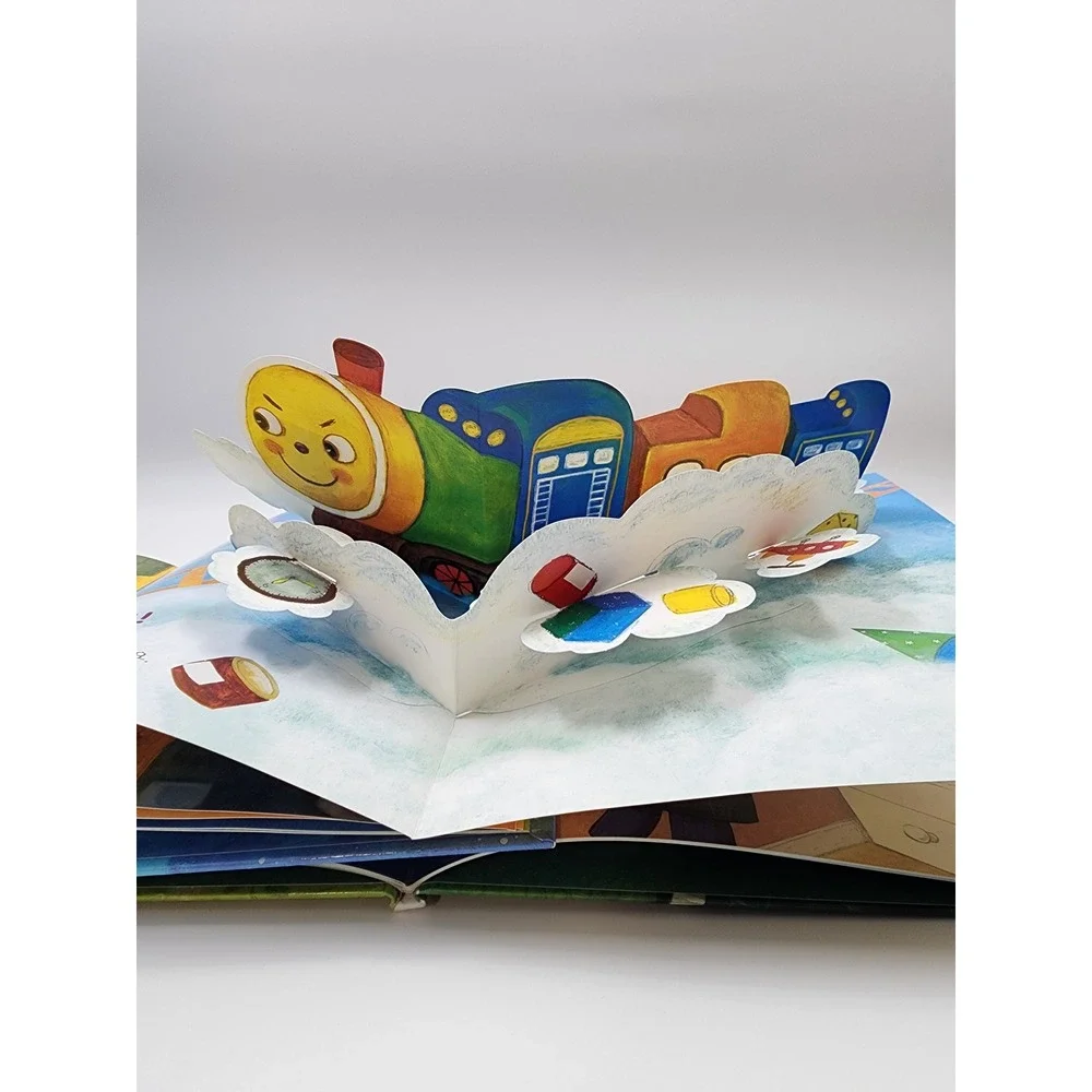 Korean Childrens Math Storybook Set 3 Books Pop Up Educational Hardback Kids